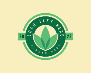 Vegan Farm Leaf Logo