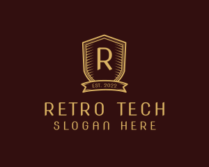 Retro Shield Company logo design