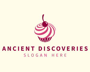 Delicious Cupcake Dessert logo design