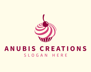 Delicious Cupcake Dessert logo design