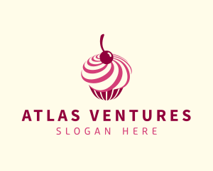 Delicious Cupcake Dessert logo design