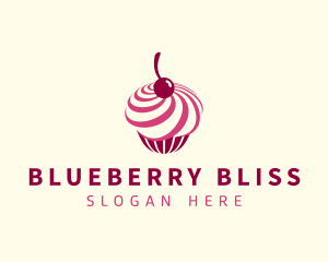 Delicious Cupcake Dessert logo design