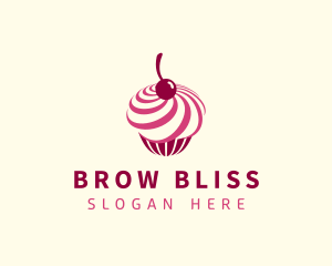 Delicious Cupcake Dessert logo design