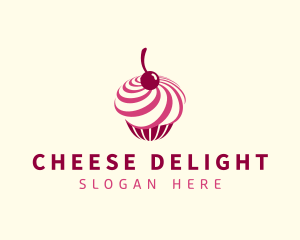 Delicious Cupcake Dessert logo design