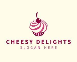 Delicious Cupcake Dessert logo design