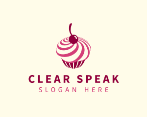 Delicious Cupcake Dessert logo design