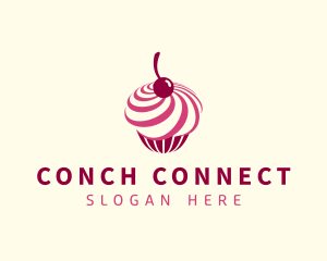 Delicious Cupcake Dessert logo design