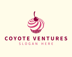 Delicious Cupcake Dessert logo design