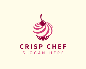 Delicious Cupcake Dessert logo design