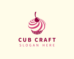 Delicious Cupcake Dessert logo design