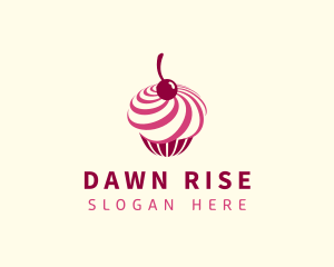 Delicious Cupcake Dessert logo design