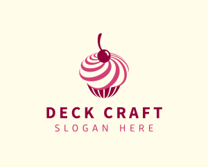 Delicious Cupcake Dessert logo design