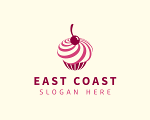 Delicious Cupcake Dessert logo design