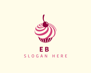 Delicious Cupcake Dessert logo design