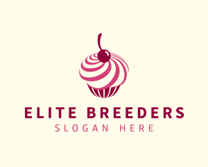 Delicious Cupcake Dessert logo design