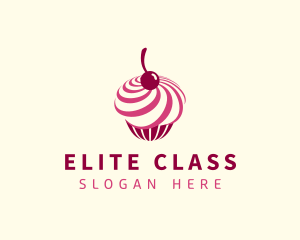 Delicious Cupcake Dessert logo design