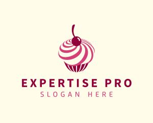 Delicious Cupcake Dessert logo design