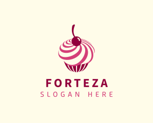 Delicious Cupcake Dessert logo design