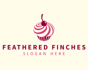 Delicious Cupcake Dessert logo design