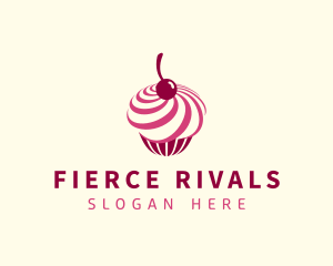 Delicious Cupcake Dessert logo design