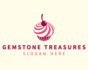 Delicious Cupcake Dessert logo design