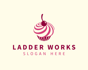 Delicious Cupcake Dessert logo design