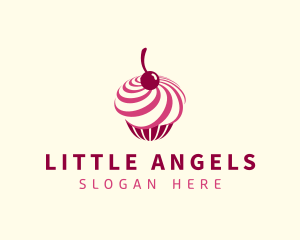 Delicious Cupcake Dessert logo design