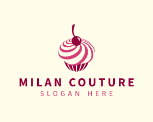 Delicious Cupcake Dessert logo design