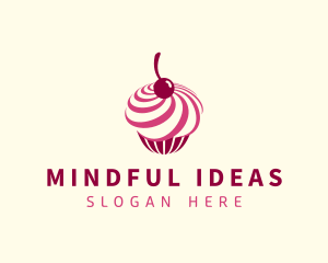 Delicious Cupcake Dessert logo design