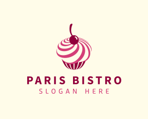 Delicious Cupcake Dessert logo design