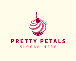 Delicious Cupcake Dessert logo design