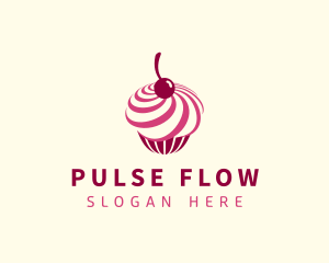 Delicious Cupcake Dessert logo design