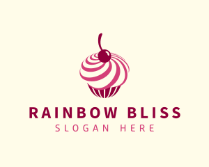 Delicious Cupcake Dessert logo design