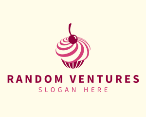 Delicious Cupcake Dessert logo design