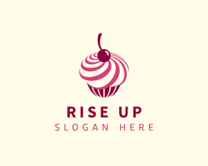 Delicious Cupcake Dessert logo design