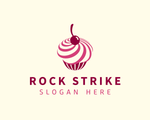 Delicious Cupcake Dessert logo design