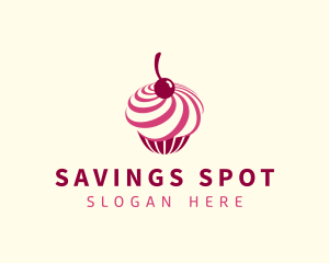 Delicious Cupcake Dessert logo design