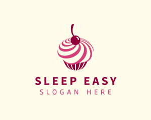 Delicious Cupcake Dessert logo design