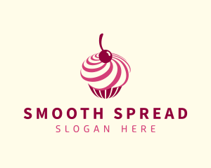 Delicious Cupcake Dessert logo design