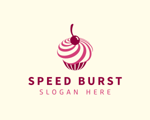 Delicious Cupcake Dessert logo design