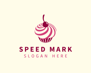 Delicious Cupcake Dessert logo design