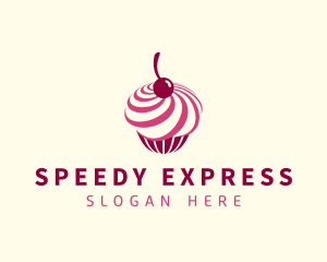 Delicious Cupcake Dessert logo design