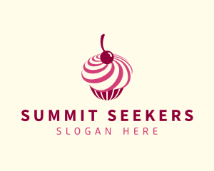 Delicious Cupcake Dessert logo design