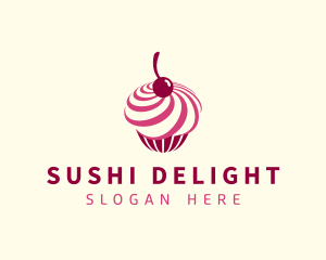 Delicious Cupcake Dessert logo design