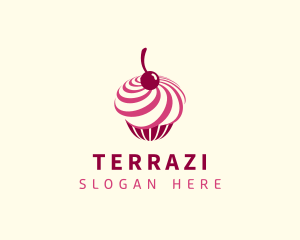 Delicious Cupcake Dessert logo design