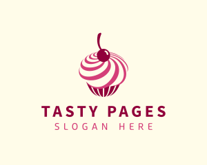 Delicious Cupcake Dessert logo design