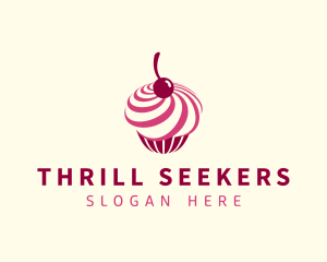 Delicious Cupcake Dessert logo design