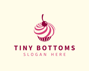 Delicious Cupcake Dessert logo design