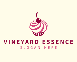 Delicious Cupcake Dessert logo design