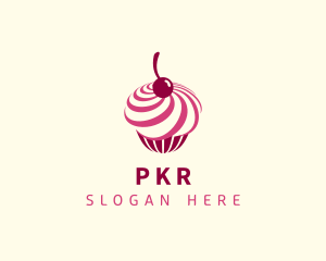 Delicious Cupcake Dessert logo design